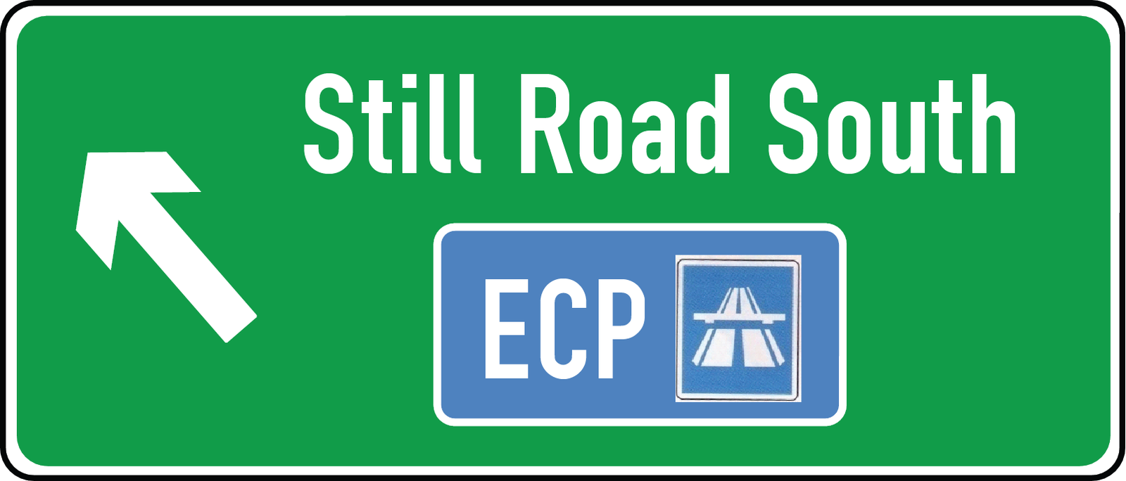 On approach to a junction (single direction)